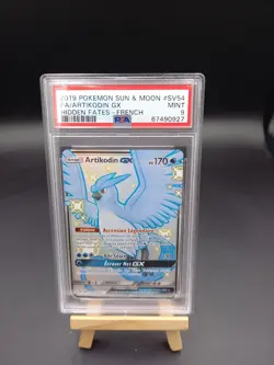 Carte Pokemon Artikodin GX SV54/SV94 SL11.5 Destinees Occultes FR PSA 9 - Image 1