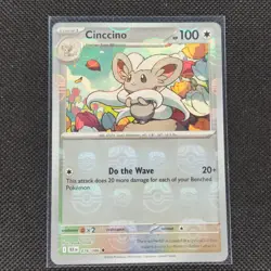 Cinccino - 076/086 - Masterball Holo - Black Bolt - Pokemon Card - NM/M - Image 1
