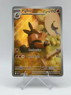 Pignite 097/086 Pokemon TCG SV: White Flare Illustration Rare - Image 1
