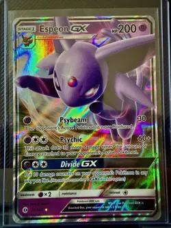 Pokemon Company Espeon GX 61/149 SM Base Set Holo Ultra Rare ENG Stage 1 200 - Image 1