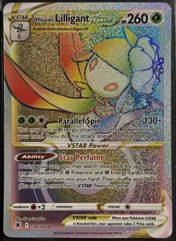 Hisuian Lilligant Vstar 190/189 - Hyper Rare Astral Radiance Pokemon TCG - NM - Image 1