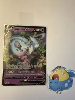 Hatterene V 065/159 Full Art 2023 Pokemon Crown Zenith Holo Rare Card NM - Image 4