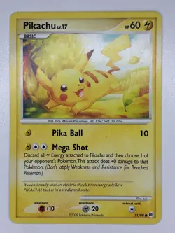 Pokemon TCG Pikachu 71/99 Arceus Regular - LP - Image 1