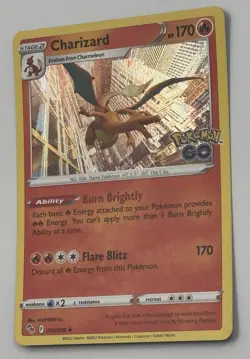 Charizard 010/078 Pokemon GO Holo Pokemon Single - Image 3
