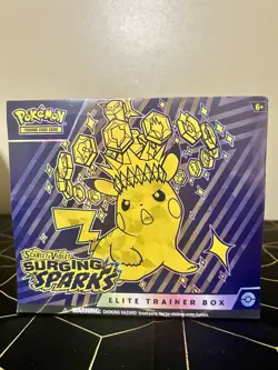 TCG Pokemon🔥Scarlet & Violet Surging Sparks Elite Trainer Box ETB🔥New/Sealed - Image 1