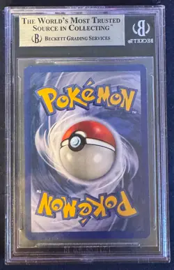 Ninetales #12 1999 Pokemon Base Set Unlimited Holo BGS Beckett 8.5 - Image 2