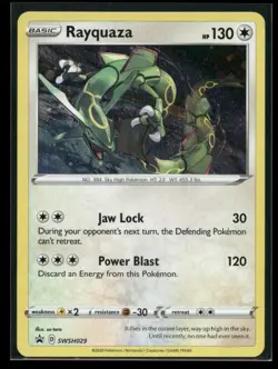 Rayquaza SWSH029 Holo Sword & Shield Promo NM/M Pokemon - Image 1