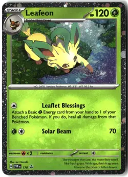 Leafeon (Cosmos Holo) 170 Holo Promo Scarlet & Violet Promo Pokemon LP - Image 1