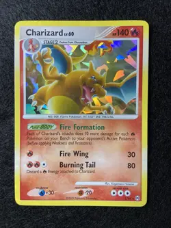 Pokemon TCG Charizard 1/99 Arceus Cracked Ice Holo Rare English 140 HP - Image 1