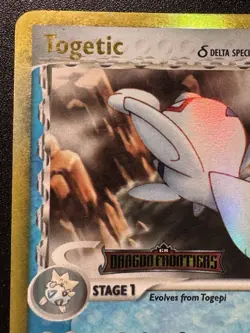 Togetic 11/101 EX Dragon Frontiers Pokemon Card Reverse Holo Foil Rare MP - Image 3