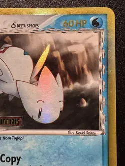 Togetic 11/101 EX Dragon Frontiers Pokemon Card Reverse Holo Foil Rare MP - Image 4