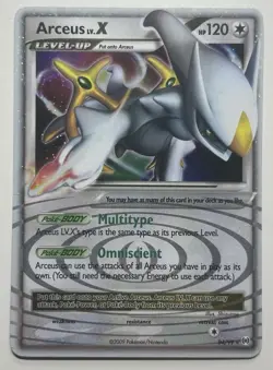Arceus 2009 Pokemon LV.X 94/99 Arceus Holo Rare Nintendo Card TCG - LP - Image 1