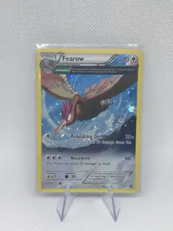 Fearow XY57 Black Star Promo Holo Pokemon Card MP Clean Front XY Promo - Image 3