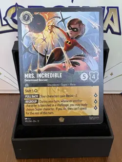 Disney Lorcana Mrs Incredible Determined Rescuer 195/204 Wilds Unknown Legendary - Image 1