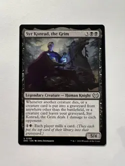 Syr Konrad, the Grim - MTG Duskmourn: House of Horror: Commander - NM - Image 1