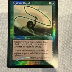 Wizards of the Coast Magic: The Gathering Quirion Dryad Invasion Foil Rare #89 - Image 1