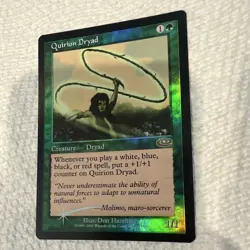 Wizards of the Coast Magic: The Gathering Quirion Dryad Invasion Foil Rare #89 - Image 2