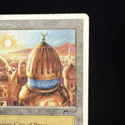 MTG City of Brass 5th Edition MP Vintage Magic The Gathering Land #82 - Image 4