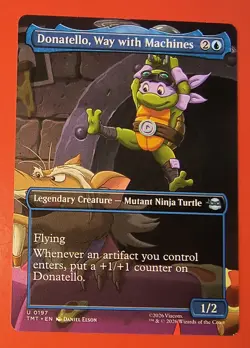 MTG, DONATELLO, WAY WITH MACHINES, UNCOMMON, 0197, NM, TMT, REGULAR FINISH - Image 1
