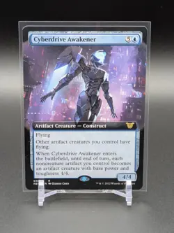 CYBERDRIVE AWAKENER (EXTENDED ART) 48 - Commander: Kamigawa: Neon Dynasty R NM - - Image 1