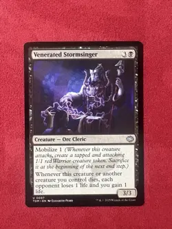 Venerated Stormsinger - Tarkir: Dragonstorm TDM MTG Magic the Gathering #97 - Image 1