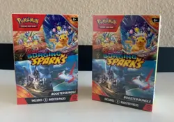 Pokemon Surging Sparks Booster Bundle Lot Of 2/Factory Sealed/Ships Fast - Image 2