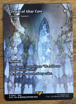 MTG Final Fantasy Through the Ages, Crystal of Altar Cave - Borderless - Image 1