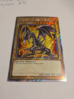 YuGiOh RED-EYES BLACK DRAGON Platinum Secret Rare RA04-EN109 - Image 2