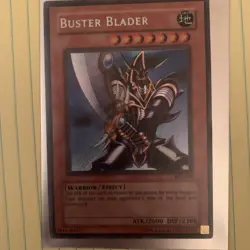 Buster Blader BPT-008 - Secret Rare Holo - Vintage Yu-Gi-Oh - Image 1