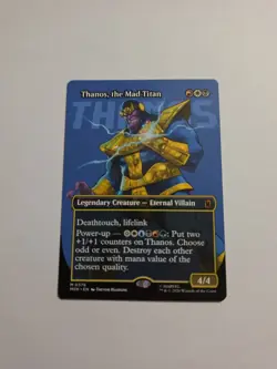 Thanos the Mad Titan (Borderless) x1 - MTG Marvel Rare - check my store!!! - Image 2