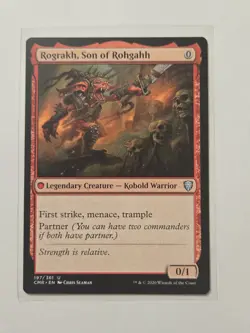 Rograkh, Son of Rohgahh - 197 - Commander Legends - LP - Legendary Creature - U - Image 1