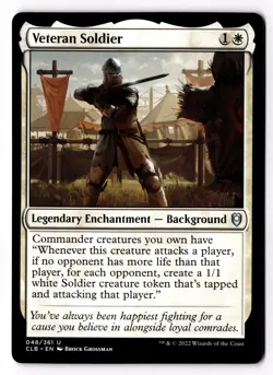 Veteran Soldier 48 Commander Legends: Battle for Baldur's Gate Normal NM - Image 1