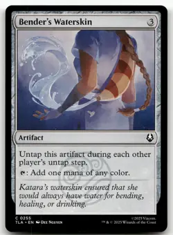 Bender's Waterskin #255 (NM) Avatar: The Last Airbender TLA Magic MTG - Image 1