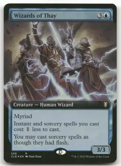 Wizards of Thay (Extended Art) #568 (Foil) (NM) Baldur's Gate CLB Magic MTG - Image 1