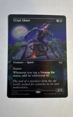 Crypt Ghast (Borderless) Commander: Duskmourn: House of Horror Foil - Image 1