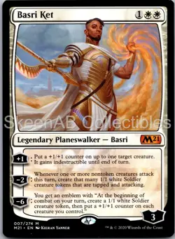 MTG SkeenAB Basri Ket from M21. NM. - Image 1