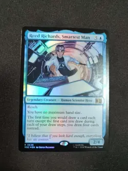 Reed Richards, Smartest Man (Foil) MTG Marvel Super Heroes Commander NM IN HAND - Image 1