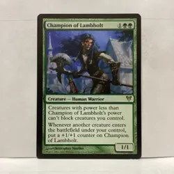 MTG Champion of Lambholt Magic: The Gathering Avacyn Restored Rare #171 - Image 1