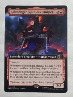 MTG - Killmonger, Ruthless Usurper (Extended Art) - MSC - Rare - NM - Magic the - Image 1