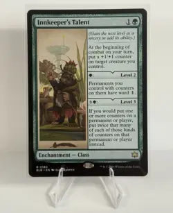 Wizards of the Coast Innkeeper's Talent Enchantment Class Green Rare BLB 0180 EN - Image 1