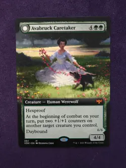 MTG - Innistrad: Crimson Vow - Avabruck Caretaker - Extended Art - NM - Image 1