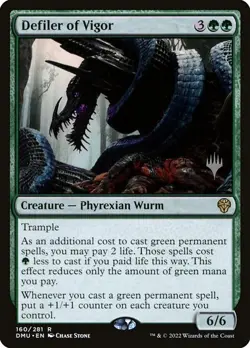 [MTG] Defiler of Vigor (160p) (PDMU) LP-HP - Image 1