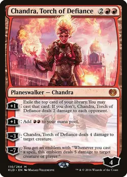 [MTG] Chandra, Torch of Defiance (110) (KLD) LP-HP - Image 1