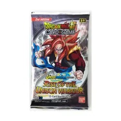 Bandai DBZ Card Game Rise of the Unison Warrior Booster Pack (2nd Ed) New - Image 1