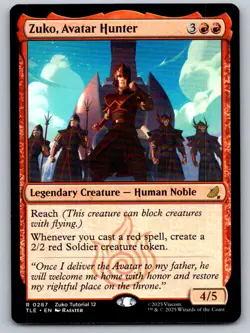 Zuko, Avatar Hunter (0287) 287 Avatar: The Last Airbender: Eternal-Legal MTG NM - Image 1