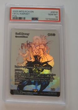 PSA 10 Cecil Harvey Foil Final Fantasy Through the Ages MTG Magic the Gathering - Image 1