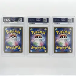 Pokemon Japanese Mew ex SR UR SSR 3 Card Set PSA 10 GEM MINT Consecutive Japan - Image 2