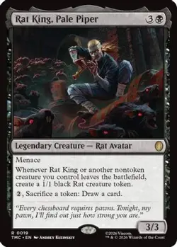Rat King, Pale Piper 19 Commander: Teenage Mutant Ninja Turtles MTG NM - Image 3