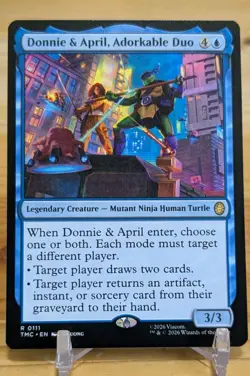 Donnie & April, Adorkable Duo Commander: Teenage Mutant Ninja Turtles Regular - Image 1
