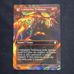 MTG - Avatar The Last Airbender: Combustion Technique - NM - (NON FOIL) - 0301 - Image 1